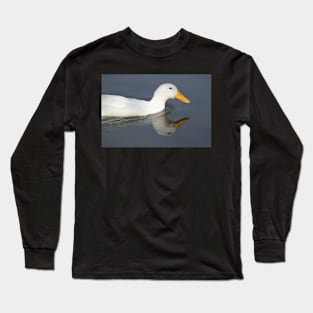 Duck Reflection, South Astralia Long Sleeve T-Shirt